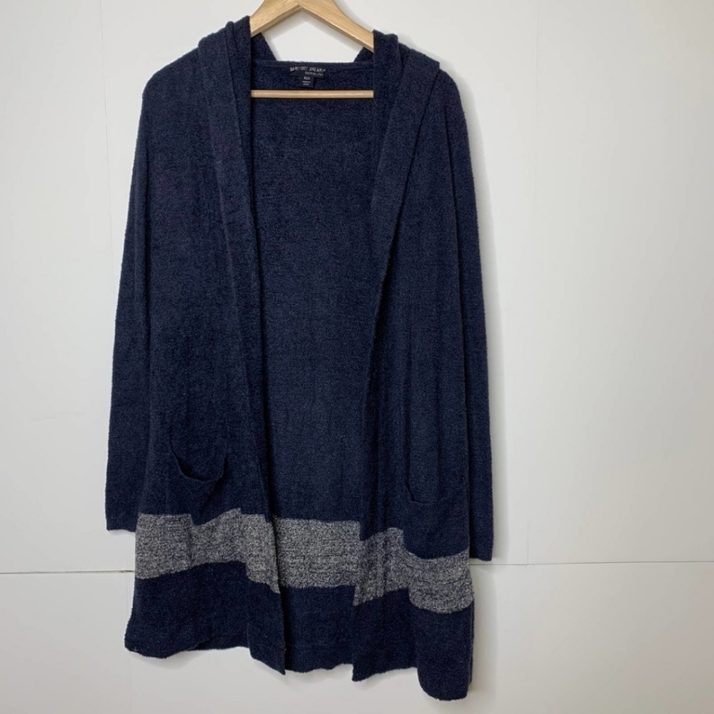 Barefoot Dreams Blue- cozychic lite coastal sweater